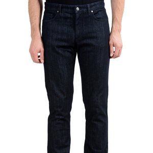 Versace Collection Men's Dark Blue Stretch Jeans
